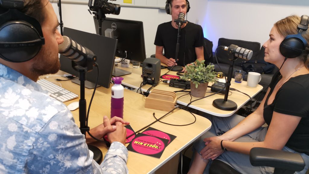 Awesome Rotterdam Podcast opnames in de studio