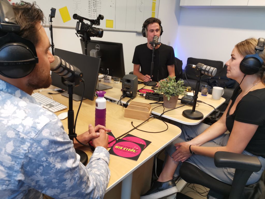 Awesome Rotterdam Podcast opnames in de studio