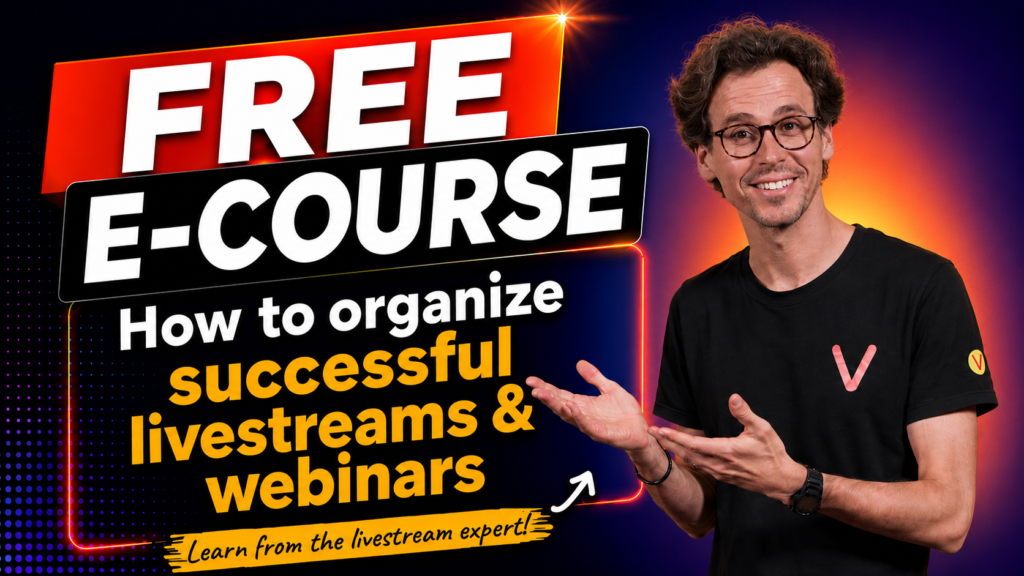 Valo Academy: gratis e-course over livestreams en webinars